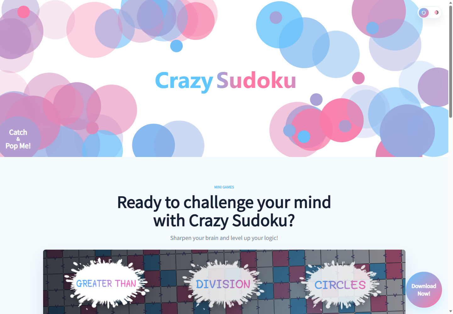 Crazy Sudoku Demo Site screenshot 1