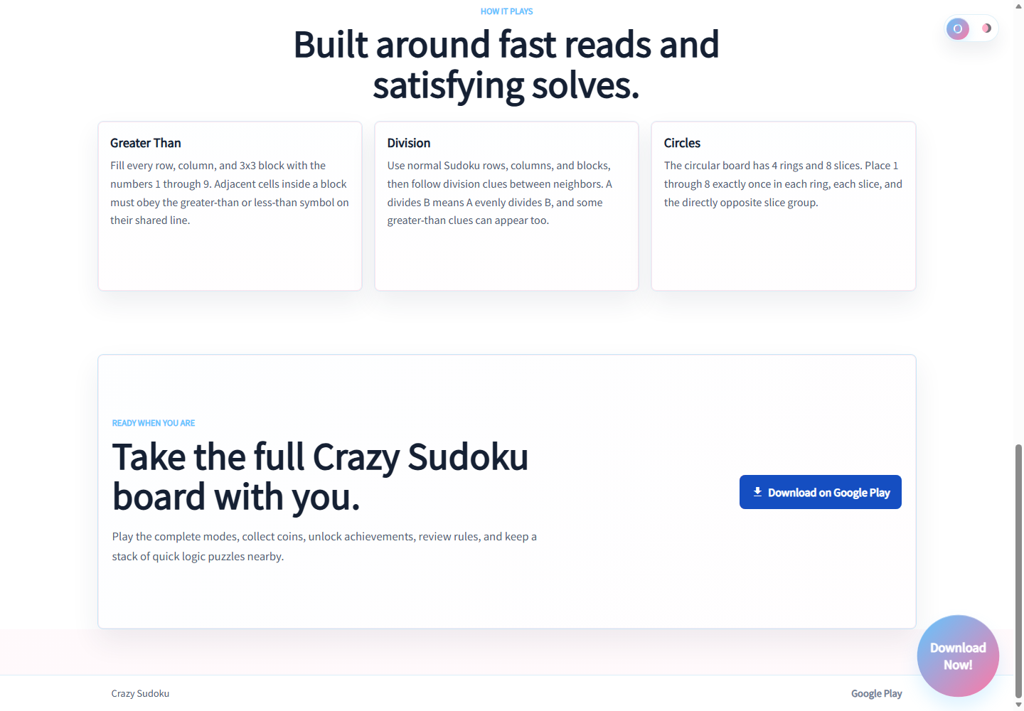 Crazy Sudoku Demo Site screenshot 4