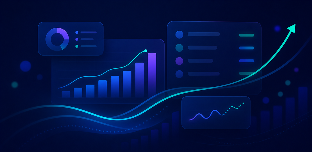 TrackPal Web finance dashboard themed background.