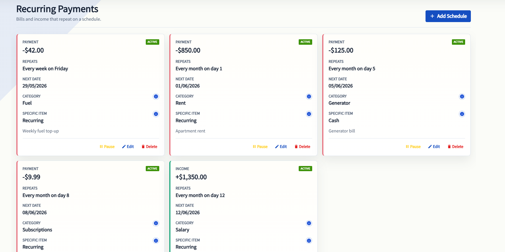 TrackPal Web screenshot 4