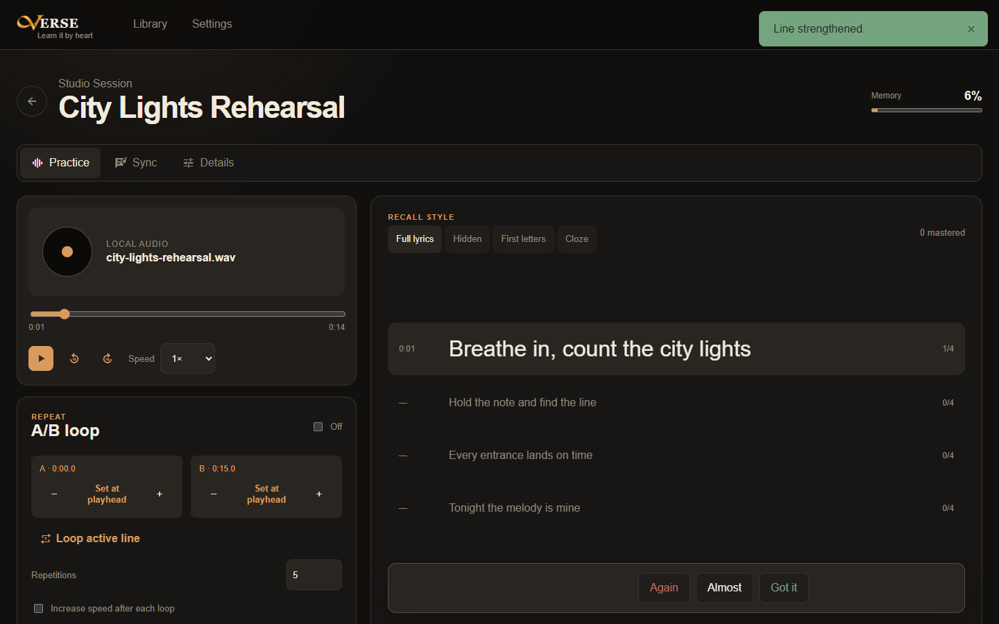 Verse product screenshot 3